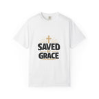 Saved by Grace (Gold Cross) T-shirt