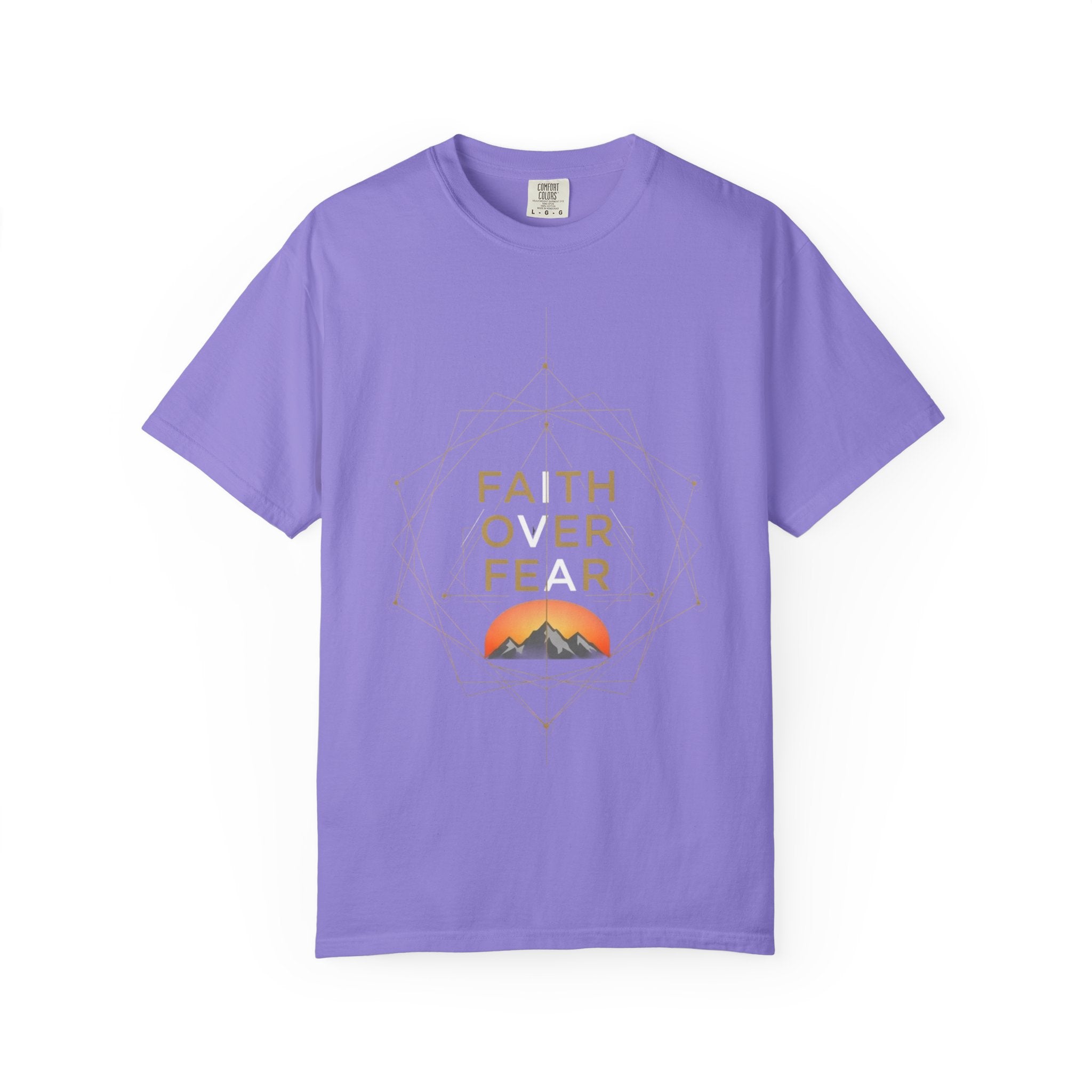 Faith over Fear-geometric