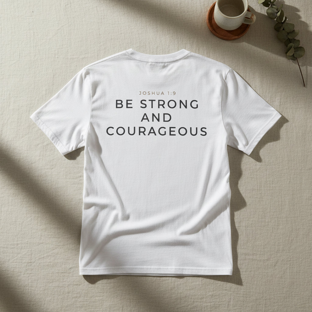 Be Strong and Courageous-black