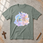 Faith over Fear-watercolor Tshirt