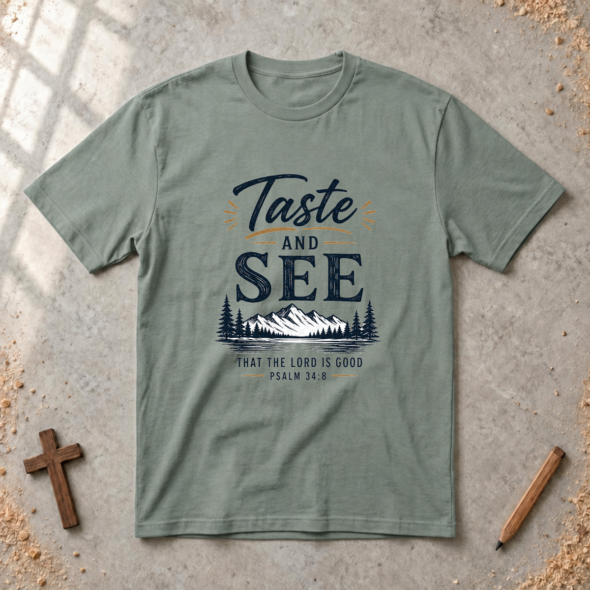 Taste and See - Psalm 34:8 Tshirt