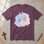 Faith over Fear-watercolor Tshirt