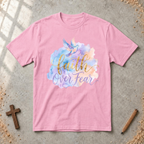 Faith over Fear-watercolor Tshirt
