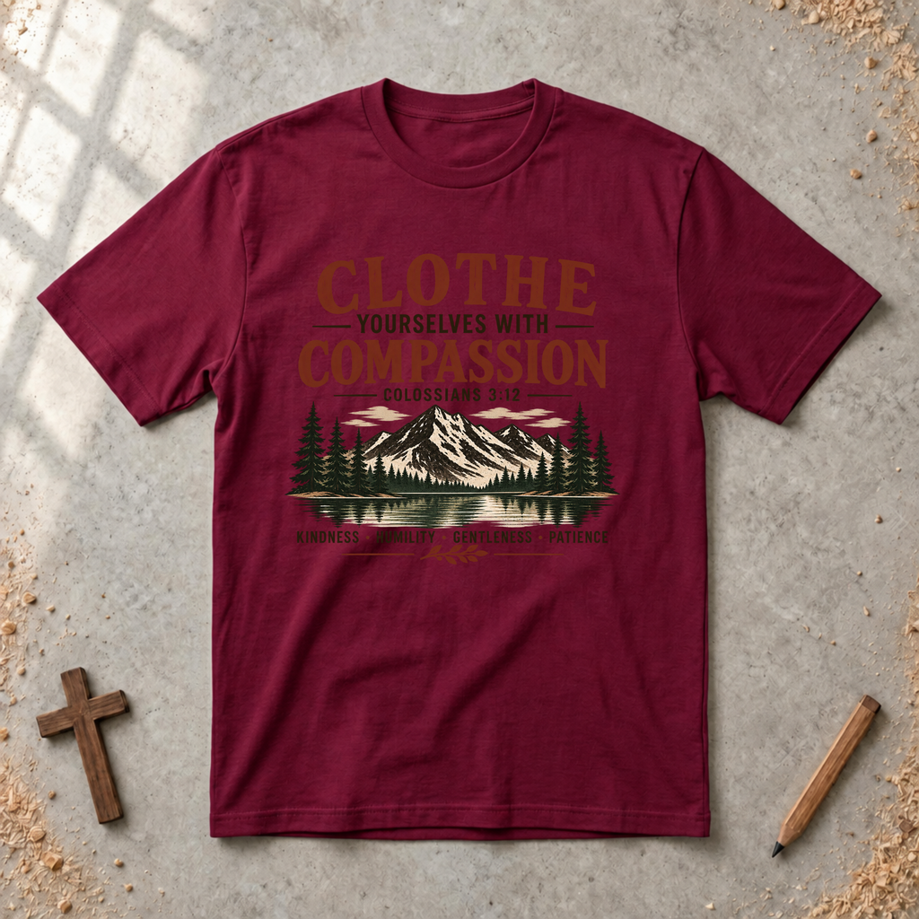 Clothe Yourselves With Compassion - Colossians 3:12 T-shirt