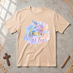 Faith over Fear-watercolor Tshirt