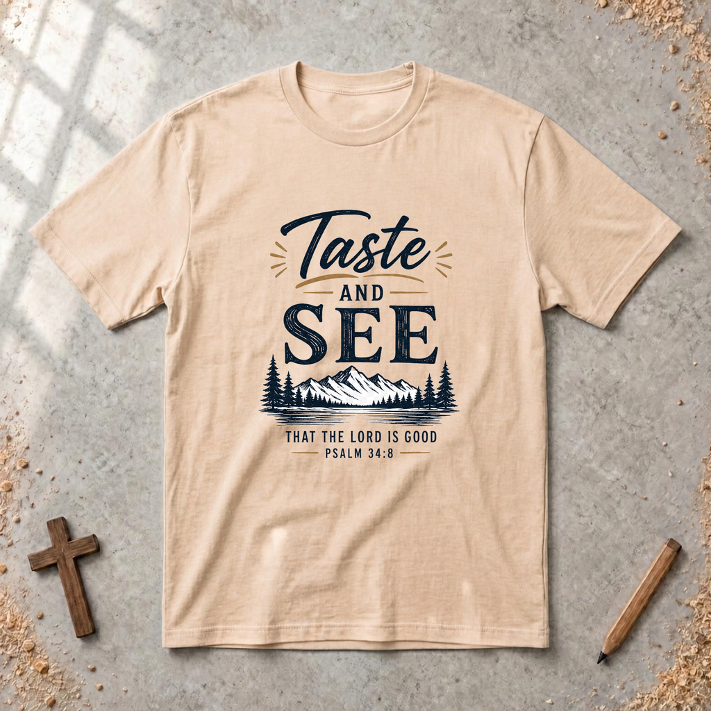 Taste and See - Psalm 34:8 Tshirt