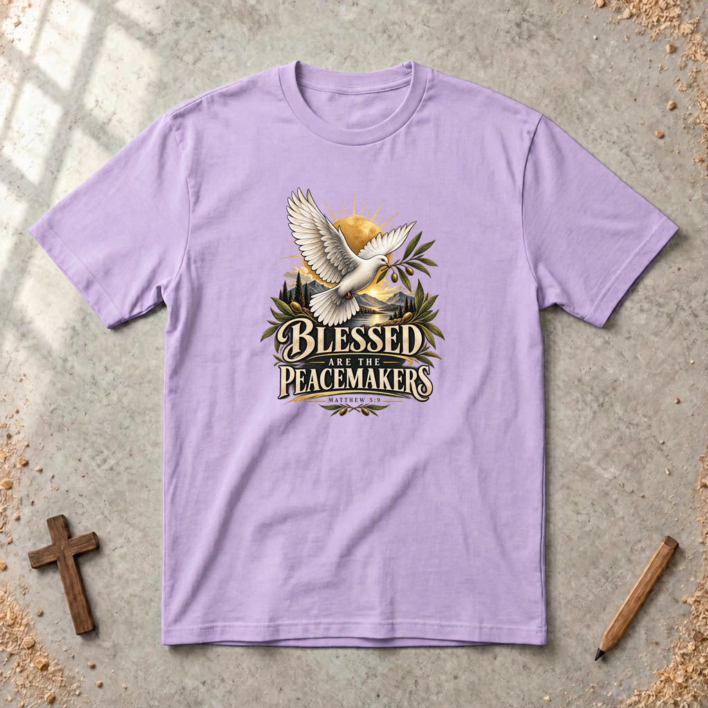 Blessed Are the Peacemakers — Matthew 5:9 Christian T-Shirt