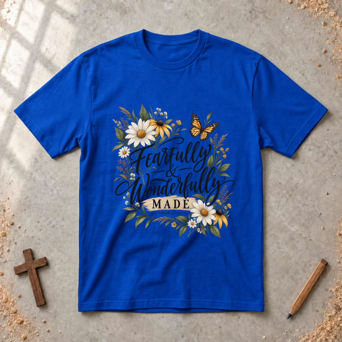 Fearfully and Wonderfully Made — Psalm 139:14 Christian T-Shirt