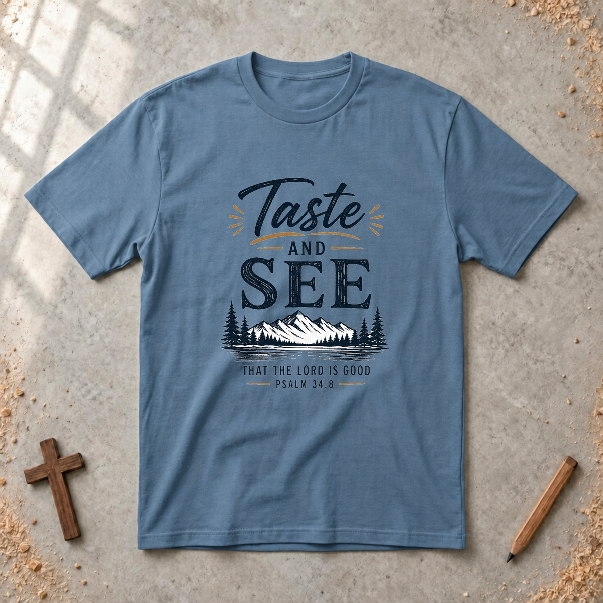 Taste and See - Psalm 34:8 Tshirt