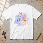 Faith over Fear-watercolor Tshirt