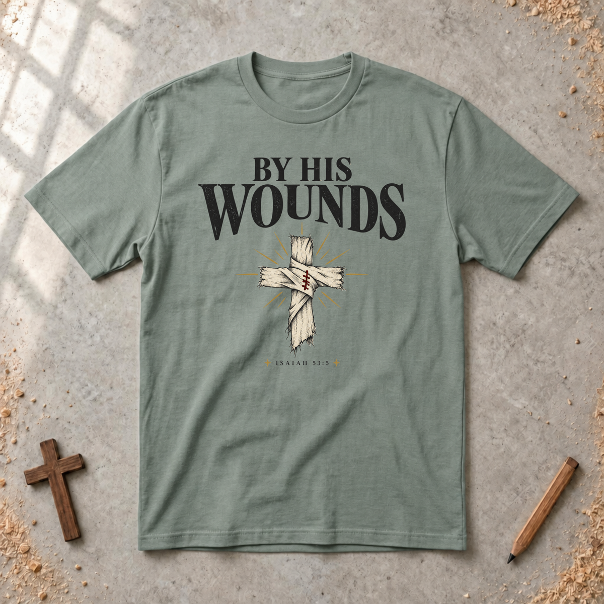 By His Wounds T-shirt