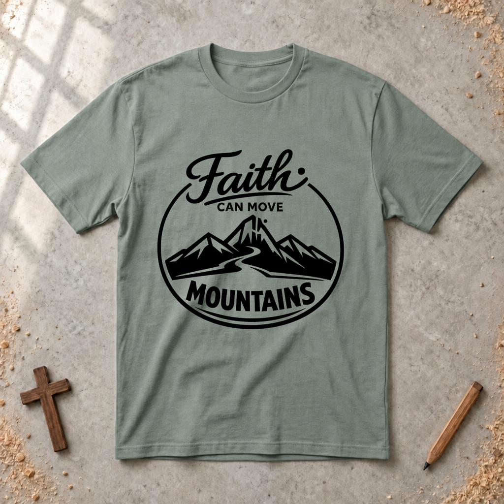 Faith Can Move Mountains Tshirt