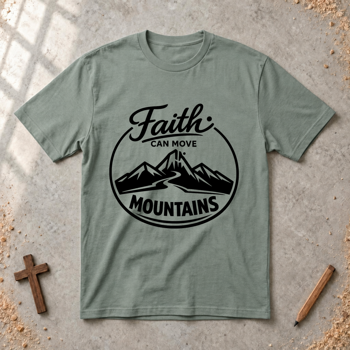Faith Can Move Mountains Tshirt