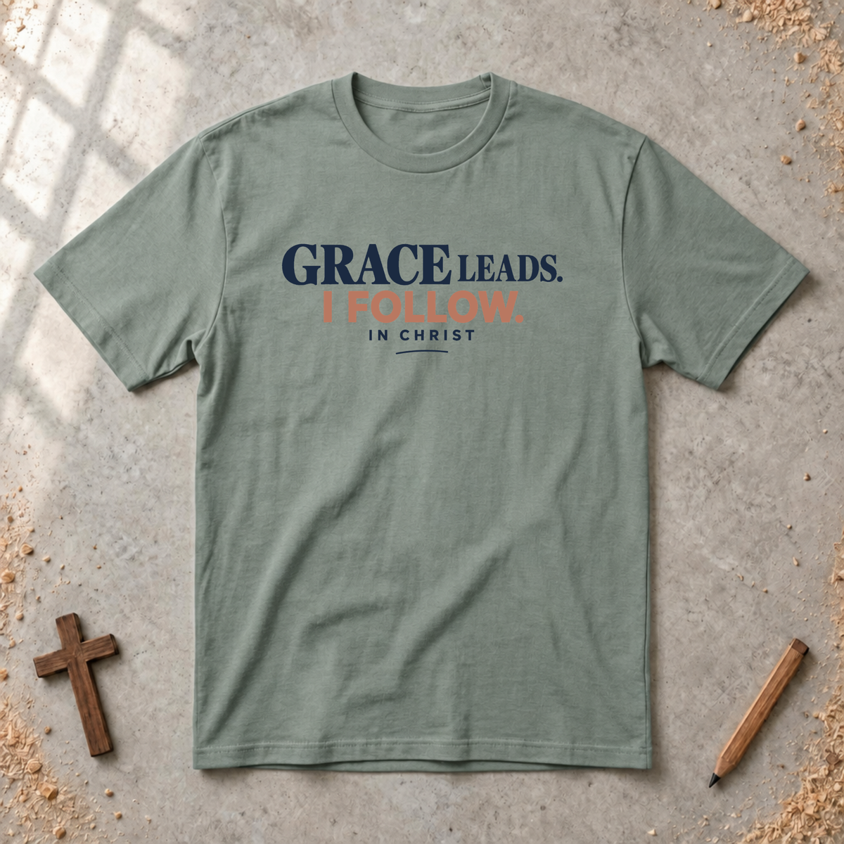 Grace Leads I Follow T-shirt