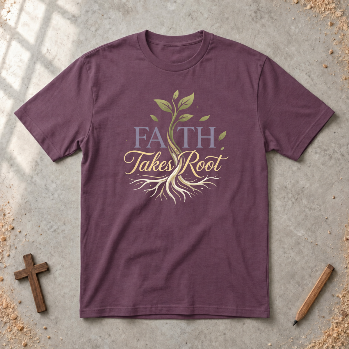 Faith Takes Root T-shirt