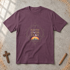 Faith over Fear-geometric Tshirt
