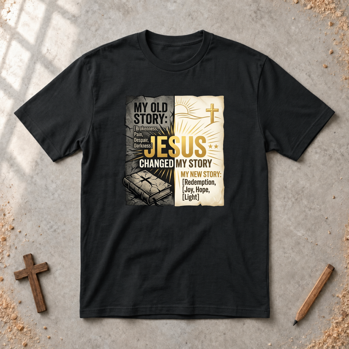 Jesus Changed My Story T-shirt
