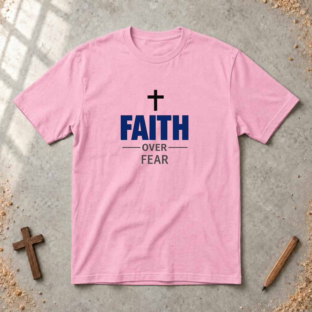 Faith over Fear-minimalist Tshirt