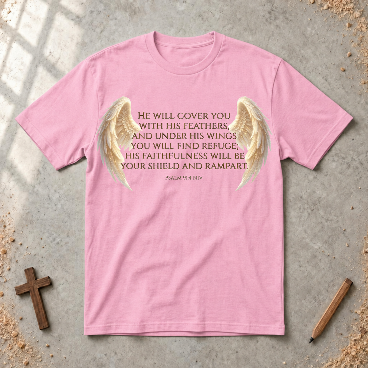 Psalm 91 Wings T-Shirt