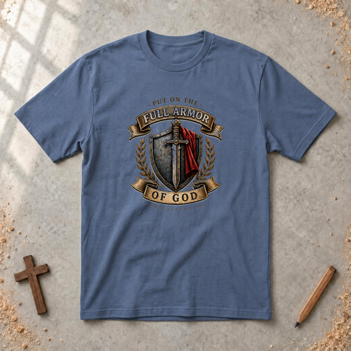 Full Armor of God — Ephesians 6:11 Christian T-Shirt