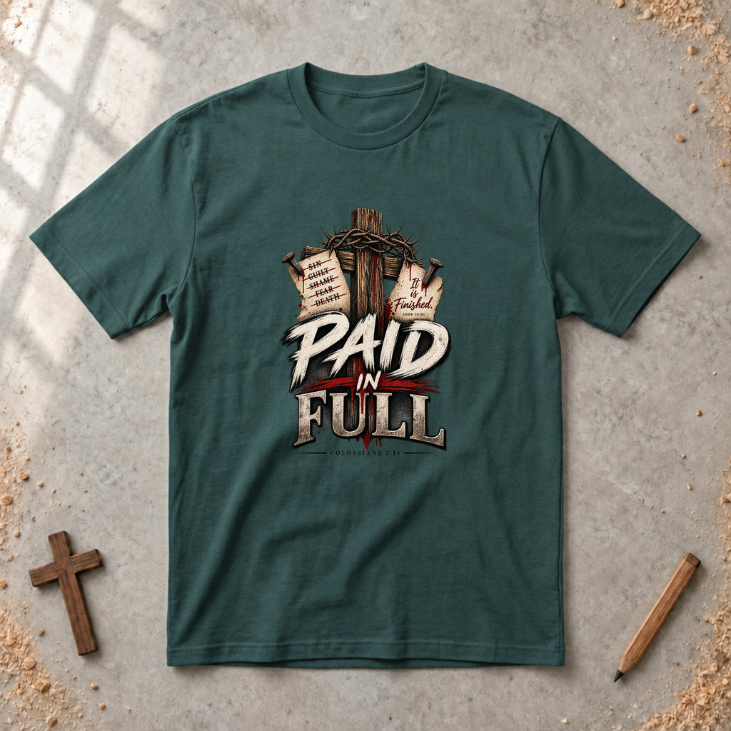 Paid in Full — Christian Gospel T-Shirt