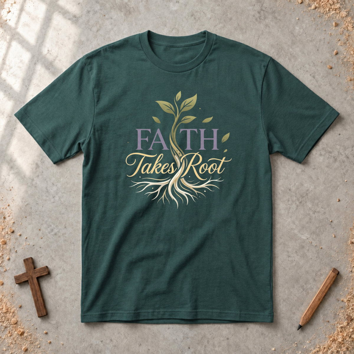 Faith Takes Root T-shirt