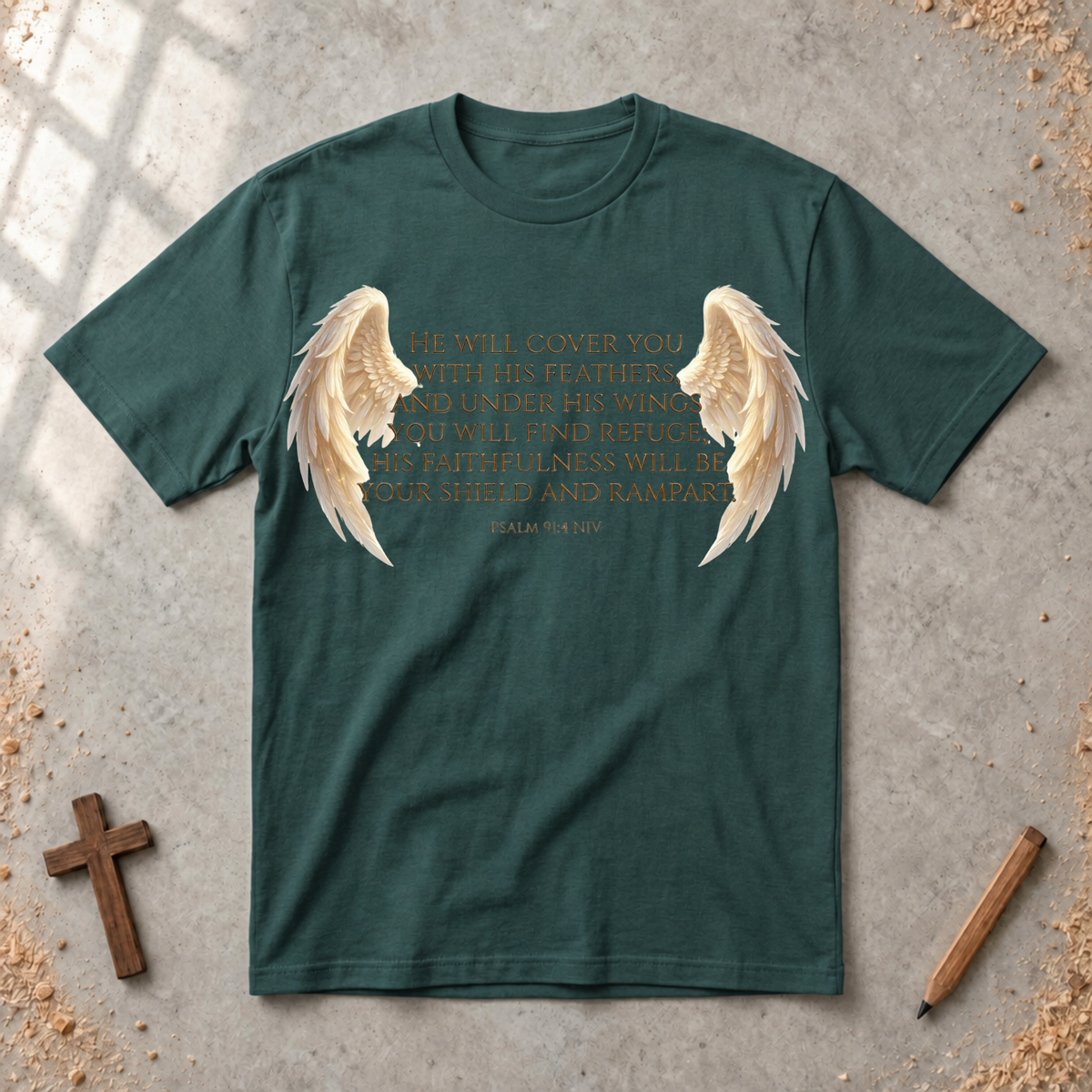 Psalm 91 Wings T-Shirt