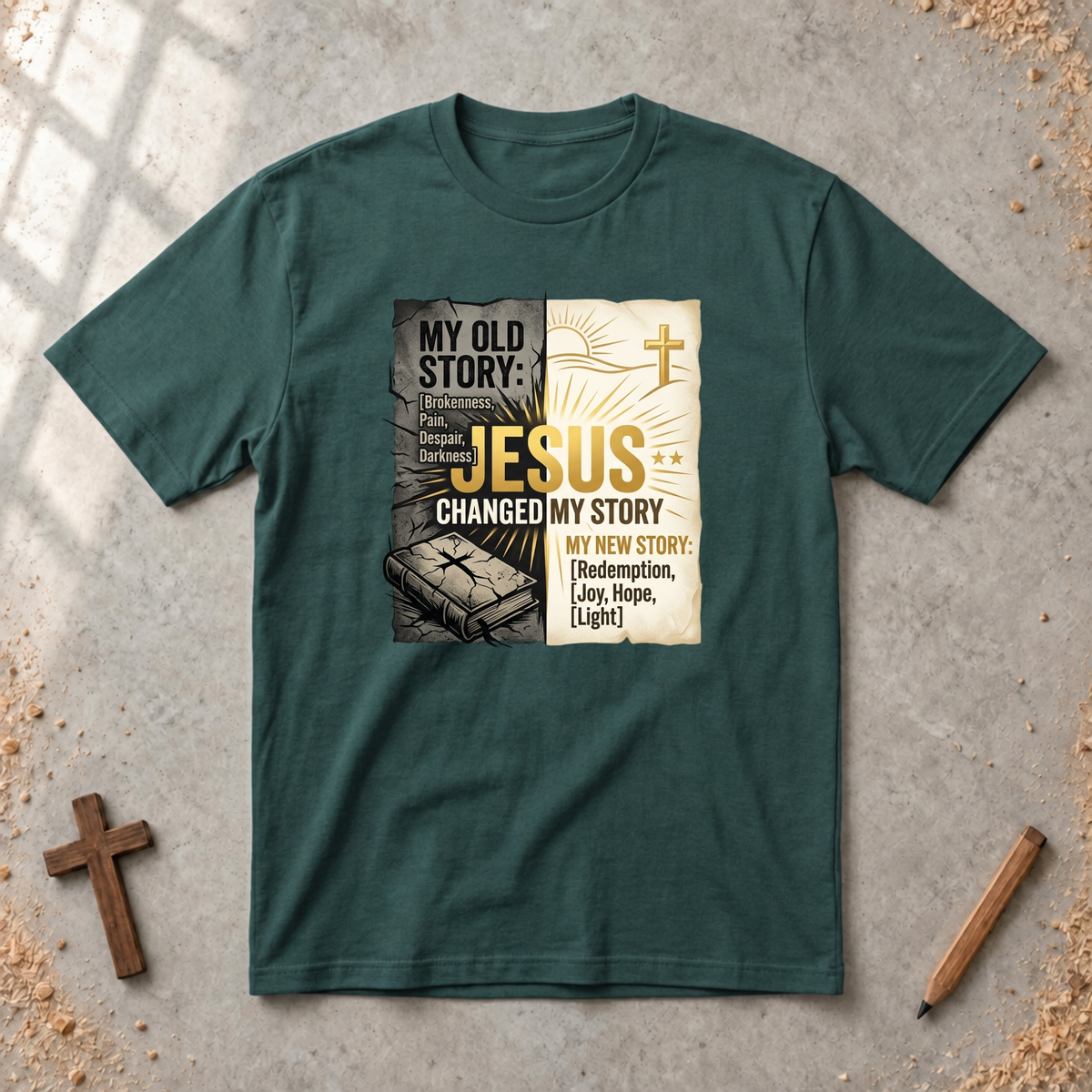 Jesus Changed My Story T-shirt