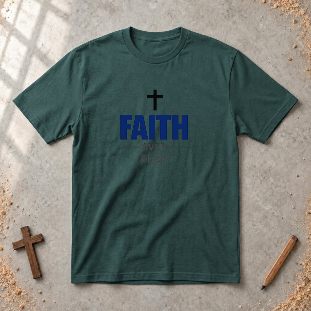 Faith over Fear-minimalist Tshirt