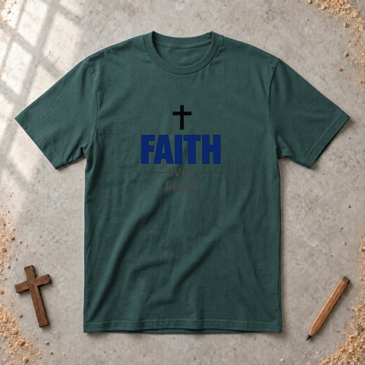 Faith over Fear-minimalist Tshirt