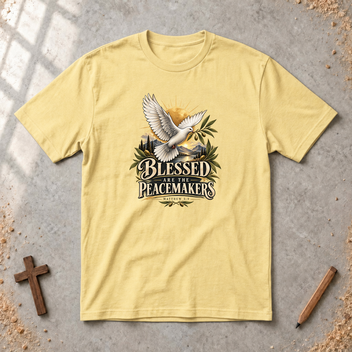 Blessed Are the Peacemakers — Matthew 5:9 Christian T-Shirt