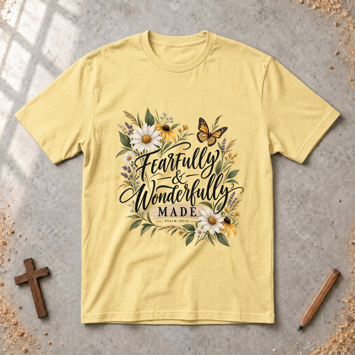 Fearfully and Wonderfully Made — Psalm 139:14 Christian T-Shirt