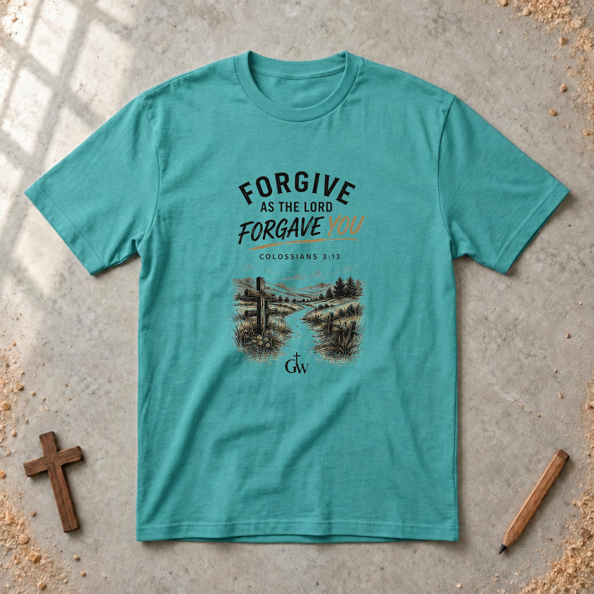 Forgive as the Lord Forgave You — Colossians 3:13 Christian T-Shirt