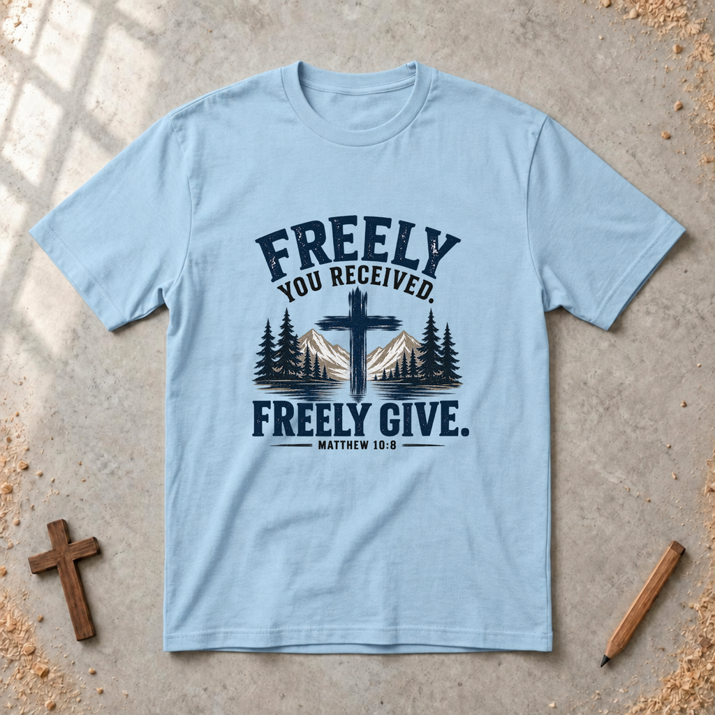 Freely You Received. Freely Give - Matthew 10:8 T-shirt