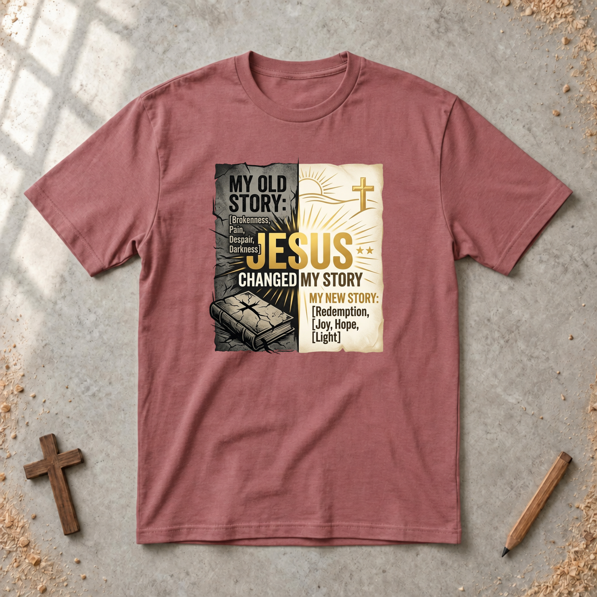 Jesus Changed My Story T-shirt