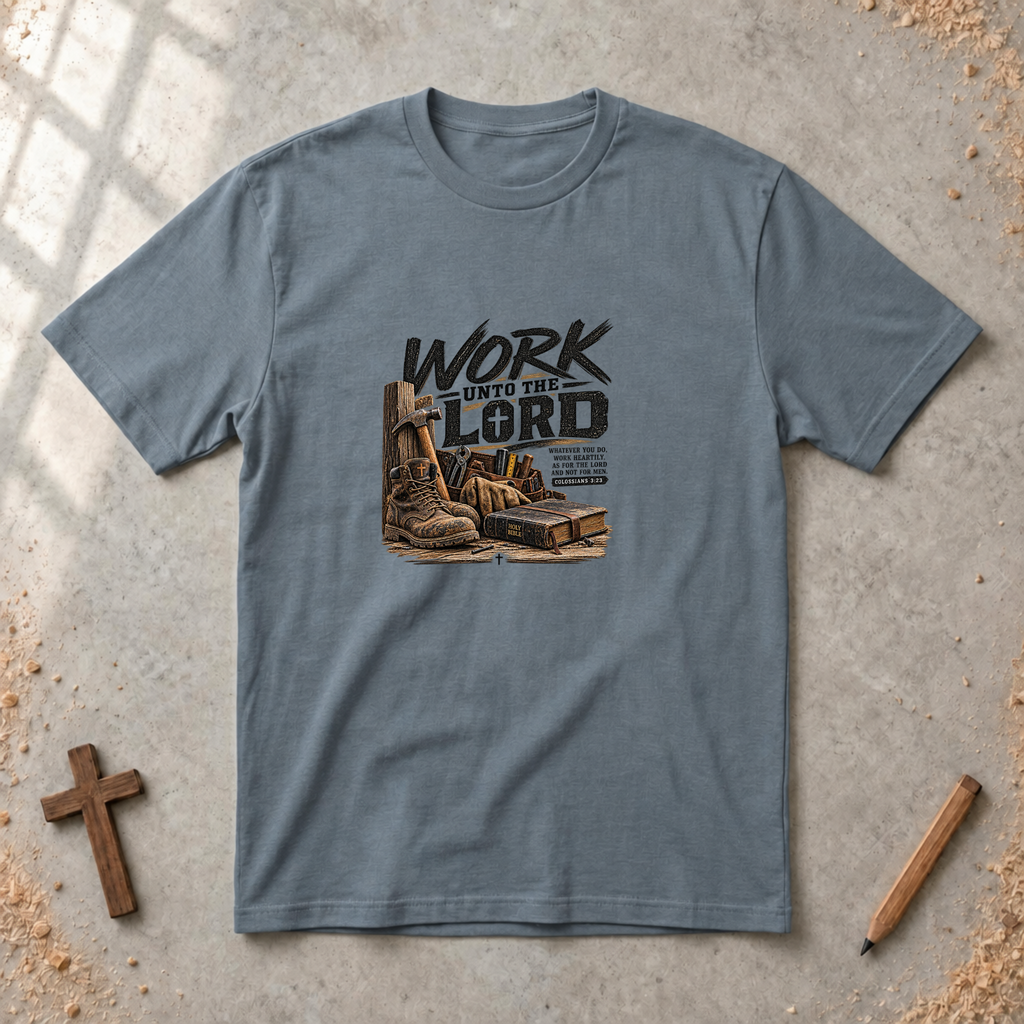 Work Unto the Lord — Colossians 3:23 T-Shirt