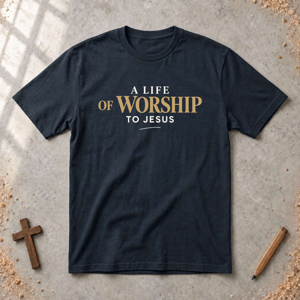 A Life of Worship To Jesus T-shirt