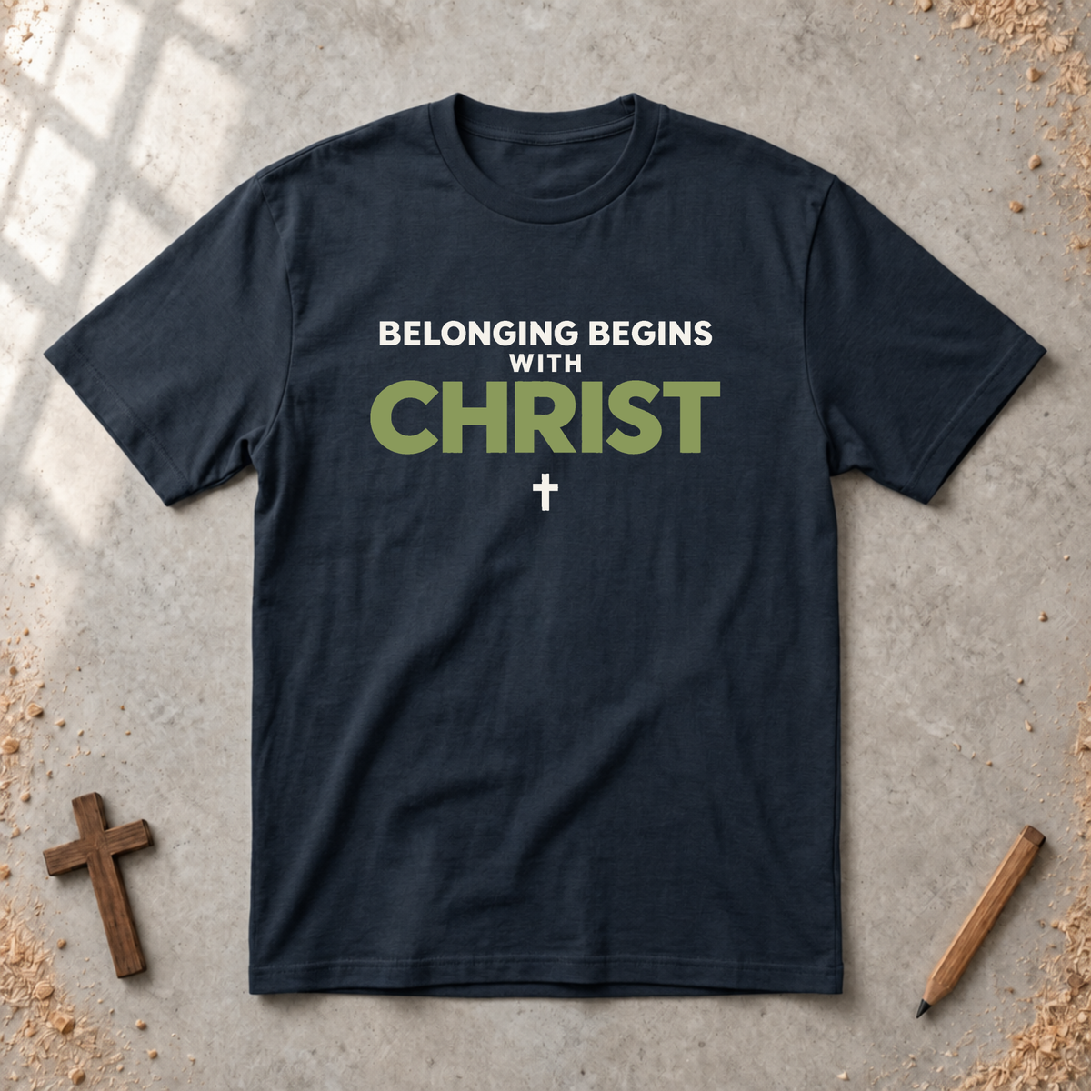 Belonging Begins With Christ T-shirt