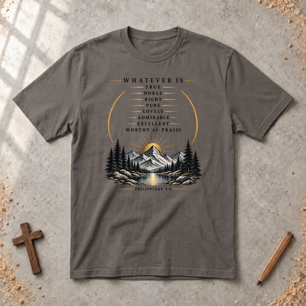 Whatever Is True - Philippians 4:8 T-shirt