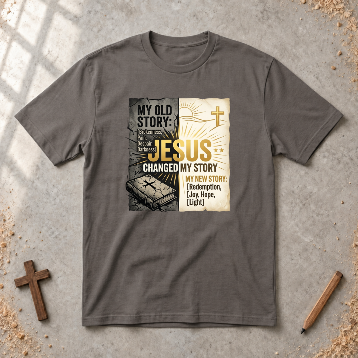 Jesus Changed My Story T-shirt
