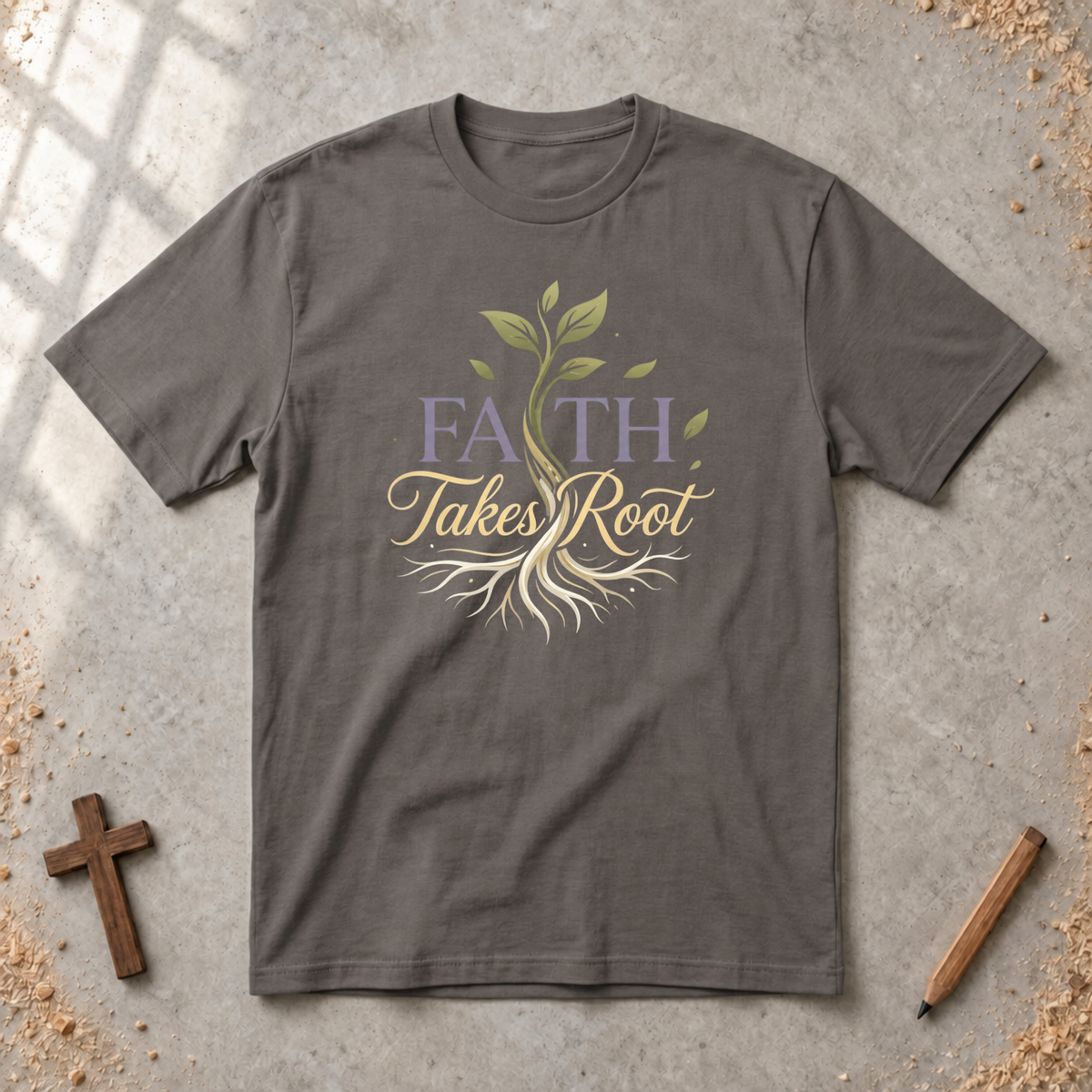 Faith Takes Root T-shirt