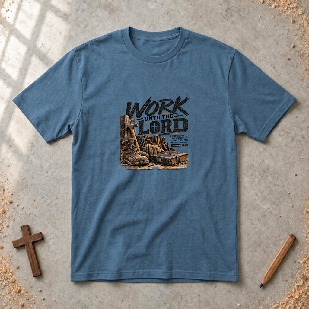Work Unto the Lord — Colossians 3:23 T-Shirt