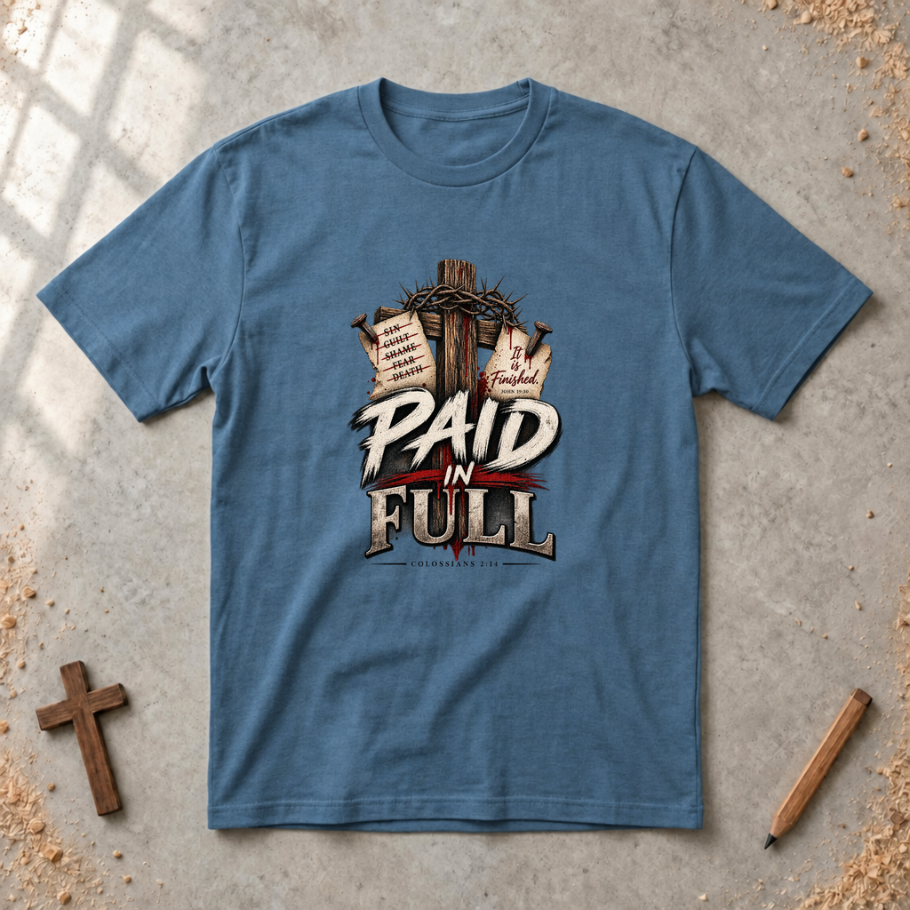 Paid in Full — Christian Gospel T-Shirt