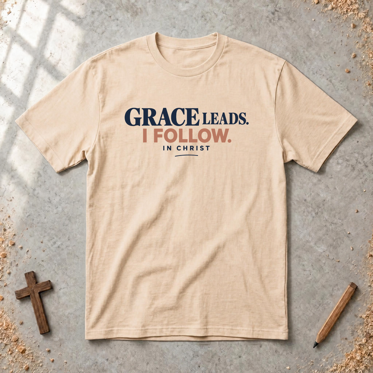 Grace Leads I Follow T-shirt