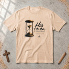 His Timing Is Always Right — Habakkuk 2:3 Christian T-Shirt