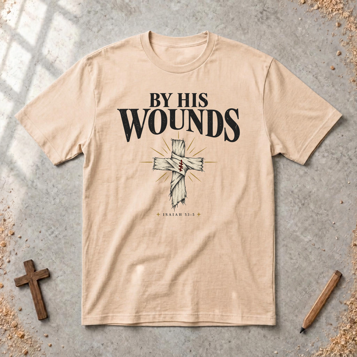 By His Wounds T-shirt