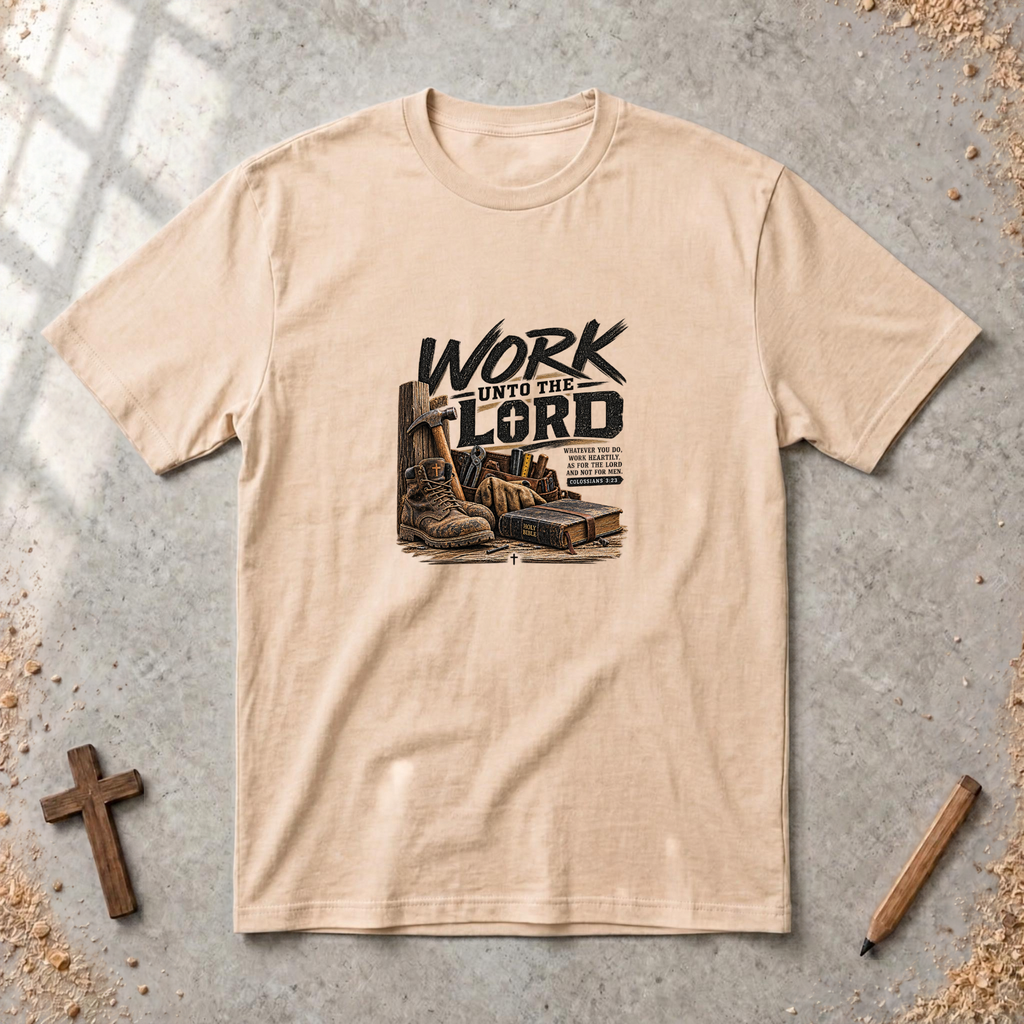 Work Unto the Lord — Colossians 3:23 T-Shirt
