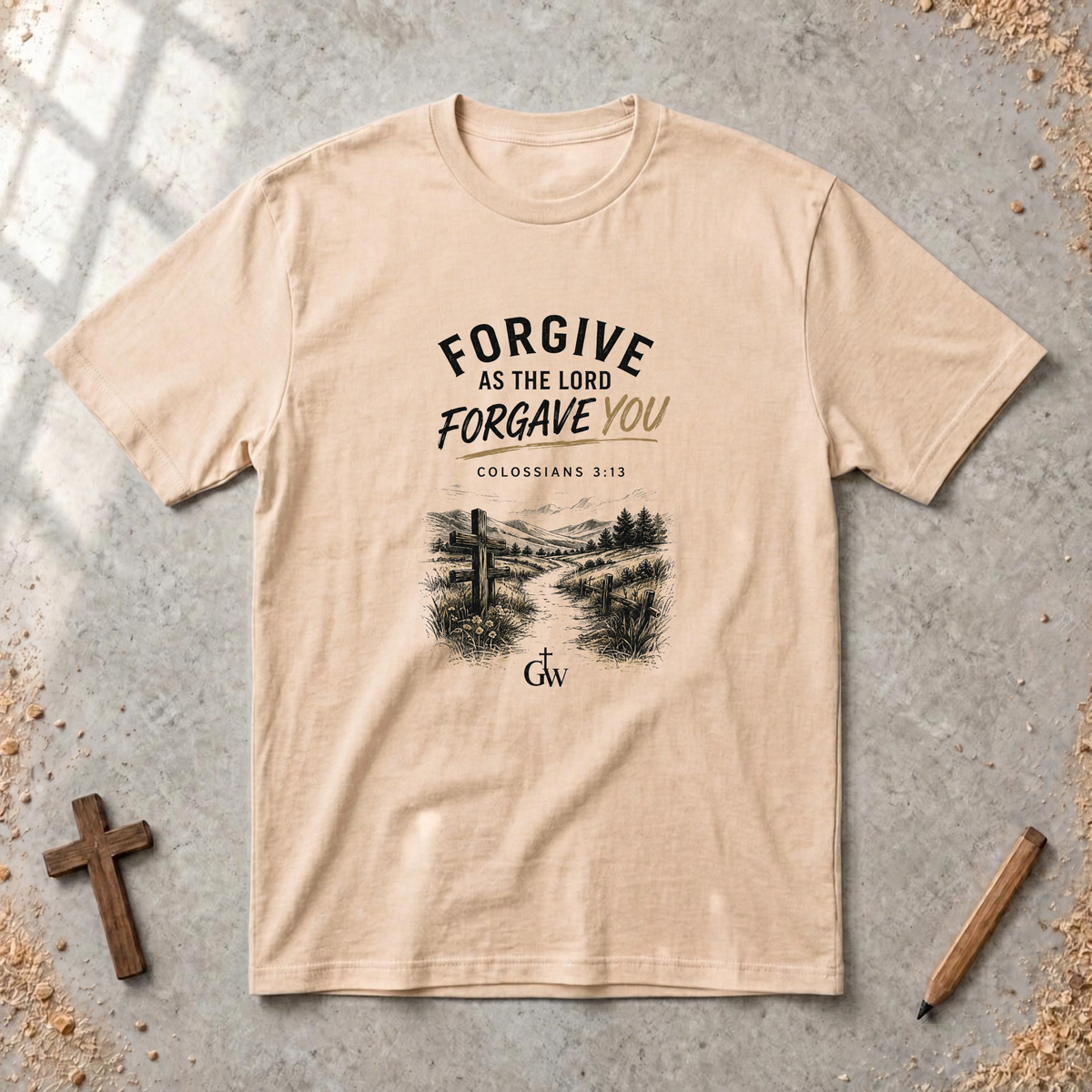 Forgive as the Lord Forgave You — Colossians 3:13 Christian T-Shirt