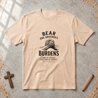 Bear One Another’s Burdens — Galatians 6:2 Christian T-Shirt