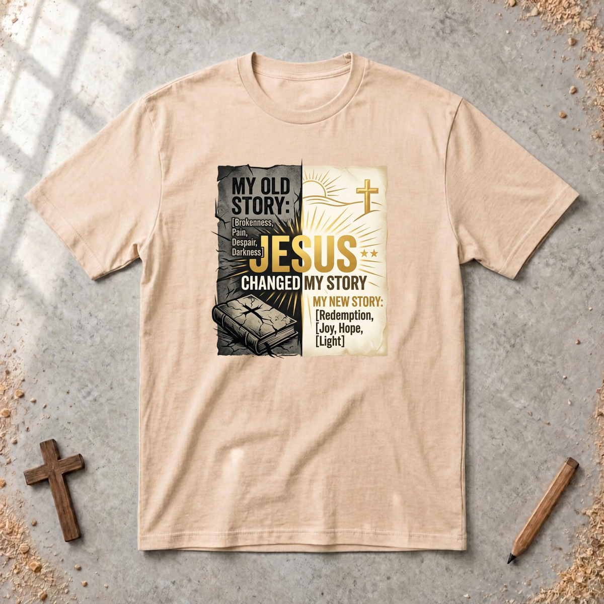 Jesus Changed My Story T-shirt